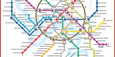 Карта на метрото в Москва