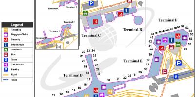 Шереметиево терминал карта