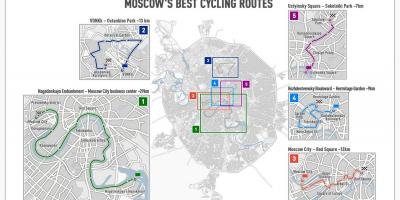 Москва велосипедна карта