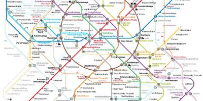 Метро карта Москва