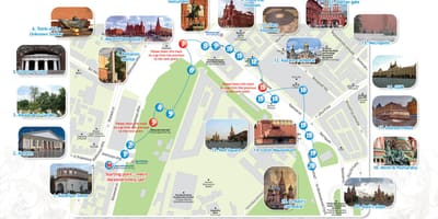 Москва карта за пътуване