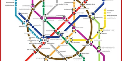 Карта на метрото в Москау