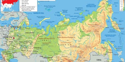 Русия Москва карта