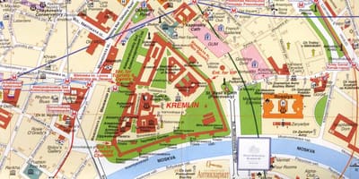 Москва Център карта