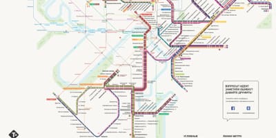 Карта на Москва трамвай