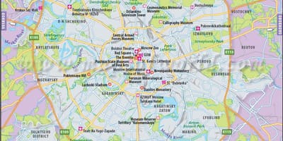 Карта москау