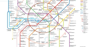 Карта на Москва "метро"